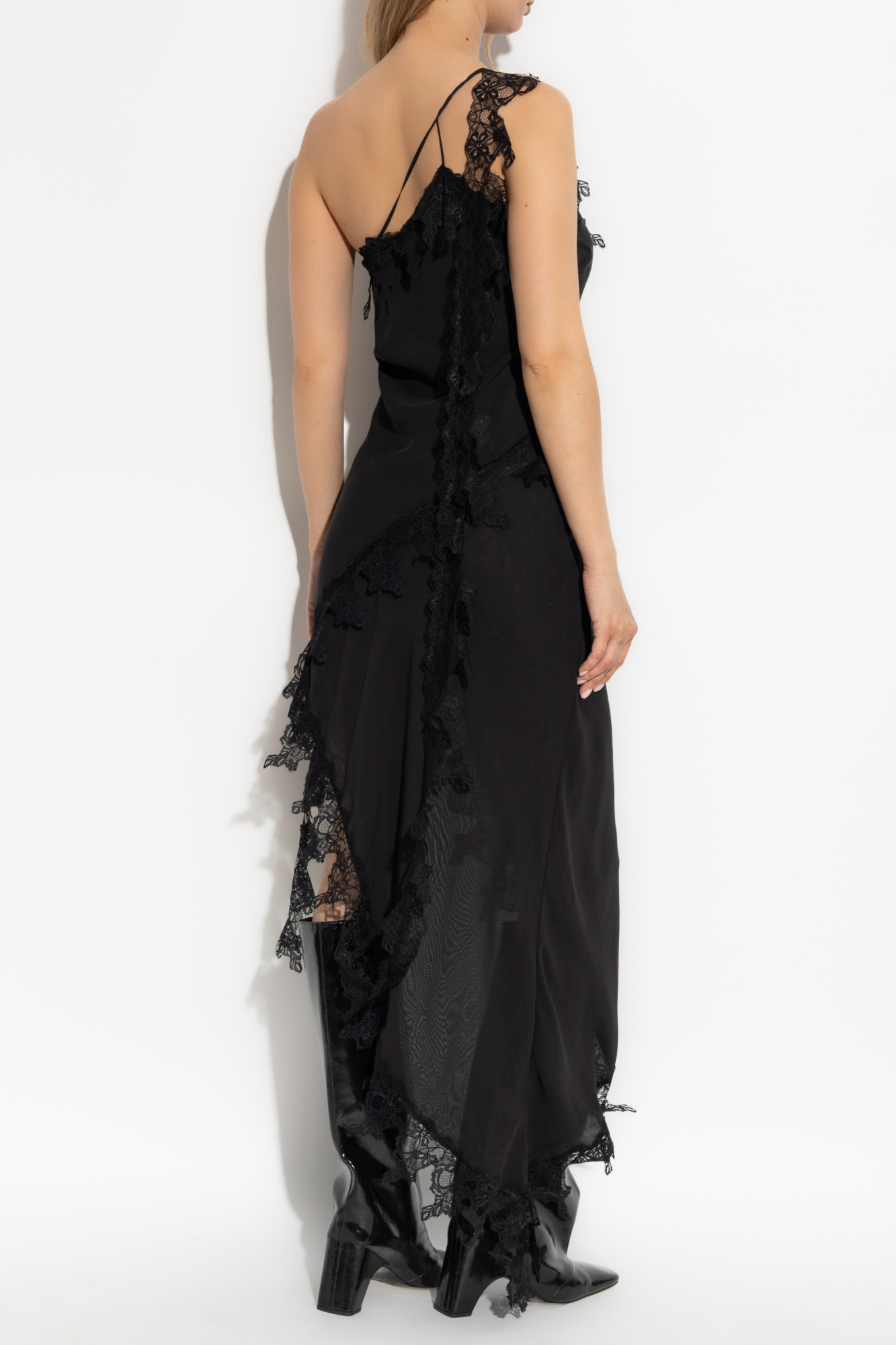 ワンピース Blumarine DRESS (2A684A N0990) One-shoulder Dress With Drapes | Blumarine